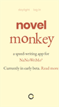 Mobile Screenshot of novelmonkey.com